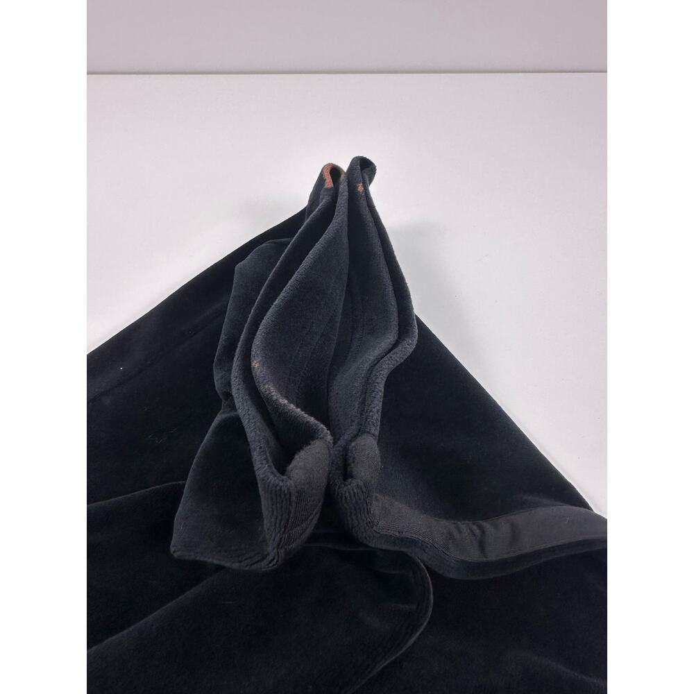 Lauren Active Ralph Lauren Black Velvet Active Track Pants Size Medium - Picture 6 of 11